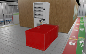 コンビニ裏の自販機