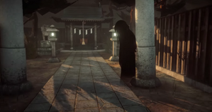 鳥居の下
