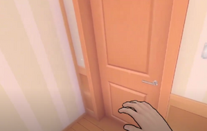 リビングへ続くドア