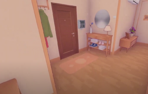 リビングにある玄関