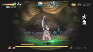 朧村正百姫のゲーム画面