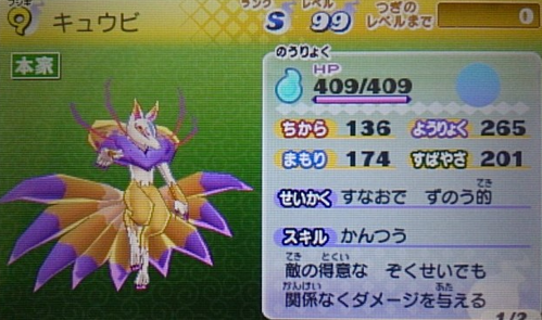 キュウビステータス