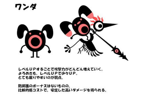 素材集めの詳細画面