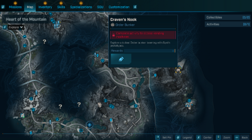 クレイヴンズ・ヌークの入口