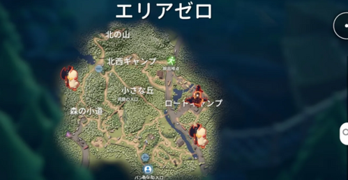 エリアゼロマップ