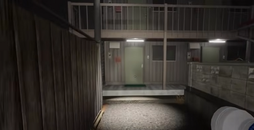 自宅に入る直前